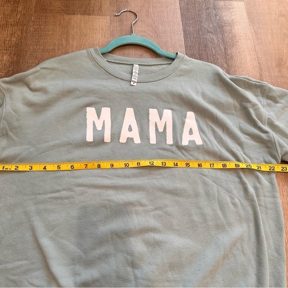 EUC Mama Sweatshirt in a Muted Blue size Medium - Picture 5 of 7